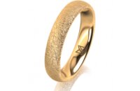 Ring 18 Karat Gelbgold 4.0 mm kreismatt