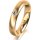 Ring 18 Karat Gelbgold 4.0 mm l&auml;ngsmatt 1 Brillant G vs 0,065ct