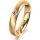 Ring 18 Karat Gelbgold 4.0 mm sandmatt 1 Brillant G vs 0,065ct
