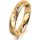 Ring 18 Karat Gelbgold 4.0 mm l&auml;ngsmatt 5 Brillanten G vs Gesamt 0,035ct