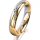 Ring 18 Karat Gelb-/Weissgold 4.0 mm poliert 4 Brillanten G vs Gesamt 0,020ct