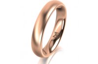 Ring 14 Karat Rotgold 4.0 mm l&auml;ngsmatt