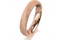 Ring 14 Karat Rotgold 4.0 mm kreismatt