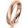 Ring 14 Karat Rotgold 4.0 mm sandmatt