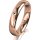 Ring 14 Karat Rotgold 4.0 mm poliert 1 Brillant G vs 0,025ct