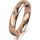 Ring 14 Karat Rotgold 4.0 mm poliert 1 Brillant G vs 0,065ct