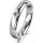 Ring 14 Karat Weissgold 4.0 mm poliert 1 Brillant G vs 0,065ct