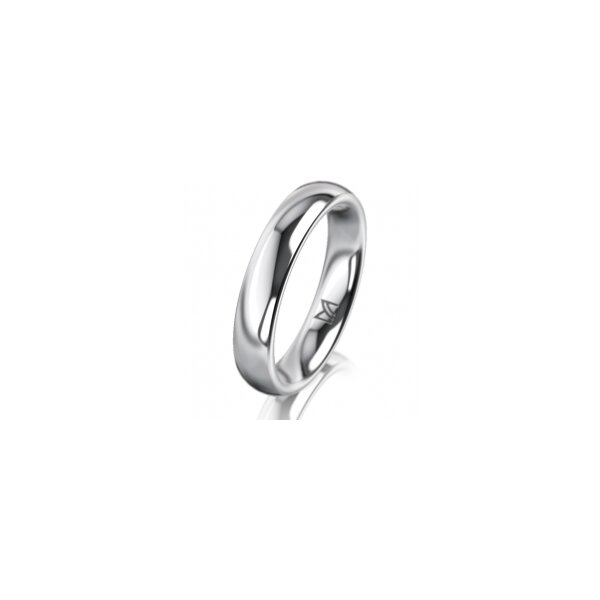 Ring 18 Karat Weissgold 4.0 mm poliert