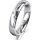 Ring 18 Karat Weissgold 4.0 mm poliert 3 Brillanten G vs Gesamt 0,030ct