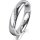 Ring 18 Karat Weissgold 4.0 mm poliert 4 Brillanten G vs Gesamt 0,020ct