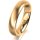 Ring 14 Karat Gelbgold 4.5 mm l&auml;ngsmatt