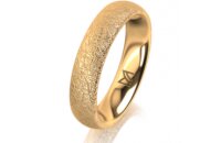 Ring 14 Karat Gelbgold 4.5 mm kreismatt