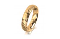 Ring 14 Karat Gelbgold 4.5 mm diamantmatt