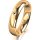 Ring 18 Karat Gelbgold 4.5 mm poliert 1 Brillant G vs 0,025ct