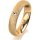 Ring 18 Karat Gelbgold 4.5 mm kreismatt 1 Brillant G vs 0,025ct