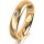 Ring 18 Karat Gelbgold 4.5 mm l&auml;ngsmatt 1 Brillant G vs 0,065ct