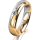Ring 14 Karat Gelb-/Weissgold 4.5 mm poliert 1 Brillant G vs 0,065ct