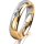 Ring 18 Karat Gelb-/Weissgold 4.5 mm poliert 1 Brillant G vs 0,065ct