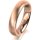 Ring 14 Karat Rotgold 4.5 mm sandmatt