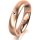 Ring 14 Karat Rotgold 4.5 mm l&auml;ngsmatt 1 Brillant G vs 0,025ct