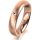 Ring 14 Karat Rotgold 4.5 mm sandmatt 1 Brillant G vs 0,025ct
