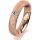 Ring 14 Karat Rotgold 4.5 mm kreismatt 1 Brillant G vs 0,065ct