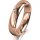 Ring 14 Karat Rotgold 4.5 mm poliert 4 Brillanten G vs Gesamt 0,025ct
