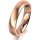 Ring 18 Karat Rotgold 4.5 mm l&auml;ngsmatt