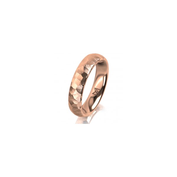 Ring 18 Karat Rotgold 4.5 mm diamantmatt