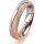 Ring 18 Karat Rot-/Weissgold 4.5 mm kreismatt