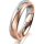 Ring 18 Karat Rot-/Weissgold 4.5 mm sandmatt