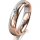 Ring 18 Karat Rot-/Weissgold 4.5 mm poliert 4 Brillanten G vs Gesamt 0,025ct