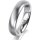 Ring 14 Karat Weissgold 4.5 mm l&auml;ngsmatt