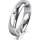 Ring 14 Karat Weissgold 4.5 mm poliert 1 Brillant G vs 0,025ct