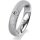 Ring 18 Karat Weissgold 4.5 mm kreismatt 1 Brillant G vs 0,065ct