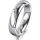 Ring 18 Karat Weissgold 4.5 mm poliert 4 Brillanten G vs Gesamt 0,025ct