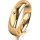 Ring 14 Karat Gelbgold 5.0 mm poliert 1 Brillant G vs 0,025ct