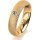 Ring 14 Karat Gelbgold 5.0 mm kreismatt 1 Brillant G vs 0,065ct