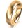 Ring 18 Karat Gelbgold 5.0 mm l&auml;ngsmatt