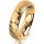 Ring 18 Karat Gelbgold 5.0 mm diamantmatt