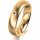 Ring 18 Karat Gelbgold 5.0 mm l&auml;ngsmatt 1 Brillant G vs 0,025ct