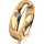 Ring 18 Karat Gelbgold 5.0 mm poliert 1 Brillant G vs 0,065ct