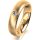 Ring 18 Karat Gelbgold 5.0 mm sandmatt 1 Brillant G vs 0,065ct