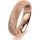 Ring 14 Karat Rotgold 5.0 mm kristallmatt