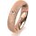 Ring 14 Karat Rotgold 5.0 mm kreismatt 1 Brillant G vs 0,025ct