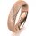 Ring 14 Karat Rotgold 5.0 mm kreismatt 5 Brillanten G vs Gesamt 0,035ct
