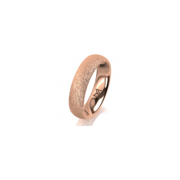 Ring 18 Karat Rotgold 5.0 mm kreismatt