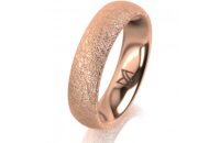 Ring 18 Karat Rotgold 5.0 mm kreismatt