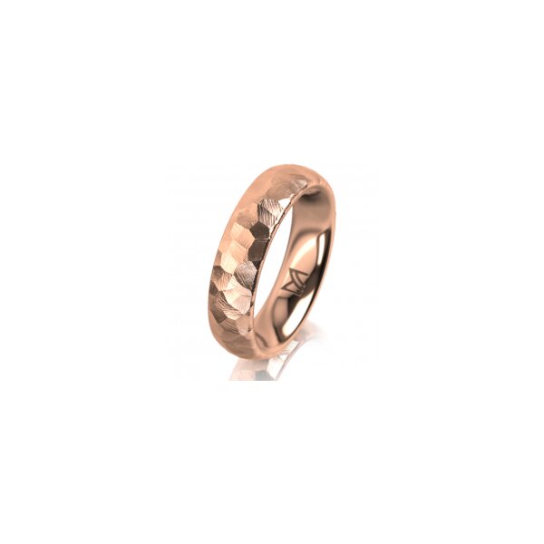 Ring 18 Karat Rotgold 5.0 mm diamantmatt