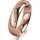 Ring 18 Karat Rotgold 5.0 mm poliert 5 Brillanten G vs Gesamt 0,035ct